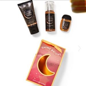 🌓INTO THE NIGHT MINI GIFT SET TRAVEL SIZE: LOTION MIST SANITIZER BRAND NEW B&B
